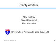 Priority Arbiters