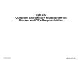 CpE 242 Computer Architecture and Engineering Busses and OS PowerPoint PPT Presentation