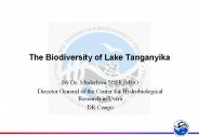 The Biodiversity of Lake Tanganyika