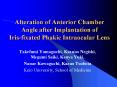 Alteration of Anterior Chamber Angle after Implantation of Iris-fixated Phakic Intraocular Lens PowerPoint PPT Presentation