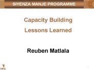 SIYENZA MANJE PROGRAMME