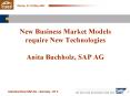 New Business Market Models require New Technologies Anita Buchholz, SAP AG PowerPoint PPT Presentation