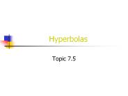 Hyperbolas
