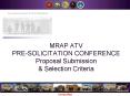 MRAP ATV PRESOLICITATION CONFERENCE Proposal Submission PowerPoint PPT Presentation