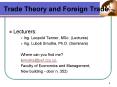 Trade Theory and Foreign Trade PowerPoint PPT Presentation