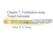 Chapter 7: Verification using Timed Automata