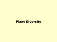 Plant%20Diversity PowerPoint PPT Presentation