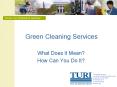 Green Cleaning Services PowerPoint PPT Presentation