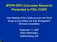 MTPPI EPO Outcomes Research PowerPoint PPT Presentation