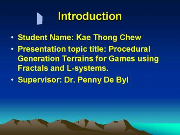 Student Name: Kae Thong Chew