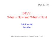 BTeV:%20%20What