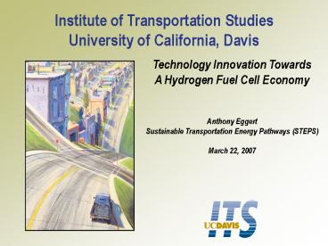 Technology Innovation Towards a Hydrogen Fuel Cell Economy