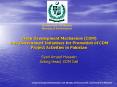 Clean Development Mechanism (CDM)  and Government Initiatives for Promotion of CDM Project Activities in Pakistan  Syed Amjad Hussain Acting Head, CDM Cell PowerPoint PPT Presentation
