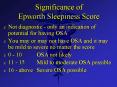 Significance of Epworth Sleepiness Score PowerPoint PPT Presentation