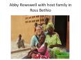 Abby Rowswell with host family in Ross Bethio PowerPoint PPT Presentation