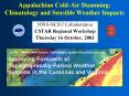 Appalachian ColdAir Damming: Climatology and Sensible Weather Impacts PowerPoint PPT Presentation