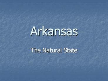Arkansas