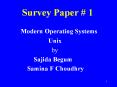Survey Paper PowerPoint PPT Presentation
