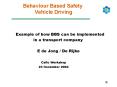 Behaviour Based Safety Vehicle Driving PowerPoint PPT Presentation