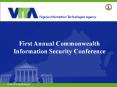 First Annual Commonwealth Information Security Conference PowerPoint PPT Presentation