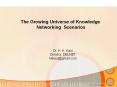The Growing Universe of Knowledge PowerPoint PPT Presentation