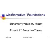 Mathematical Foundations