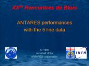 ANTARES performances