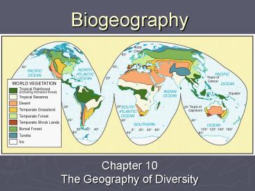 Biogeography