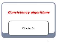 Consistency algorithms