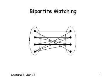 Bipartite Matching