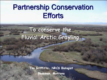 Partnership Conservation Efforts