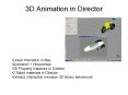 3D Animation in Director PowerPoint PPT Presentation