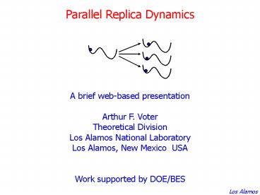 PowerPoint Presentation Accelerated Molecular Dynamics Methods