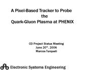 CD Project Status Meeting