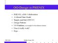 OO-Design in PHENIX PowerPoint PPT Presentation