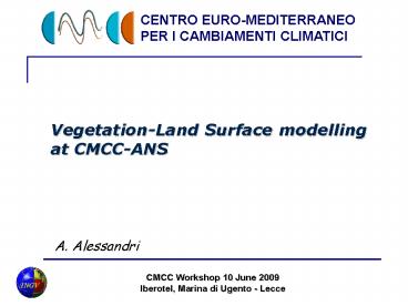 Il CMCC e la sfida della Scienza del Clima