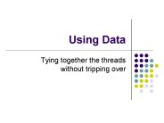 Using Data