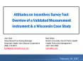 Attitudes on Incentives Survey Tool: Overview of a Validated Measurement Instrument PowerPoint PPT Presentation