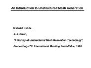 An Introduction to Unstructured Mesh Generation
