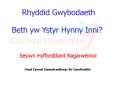 Rhyddid Gwybodaeth PowerPoint PPT Presentation