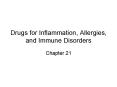 Drugs for Inflammation, Allergies, and Immune Disorders PowerPoint PPT Presentation
