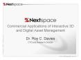Commercial Applications of Interactive 3D and Digital Asset Management PowerPoint PPT Presentation