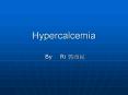 Hypercalcemia PowerPoint PPT Presentation