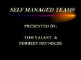 SELF MANAGED TEAMS PowerPoint PPT Presentation