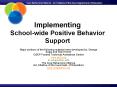 Implementing Schoolwide Positive Behavior Support PowerPoint PPT Presentation
