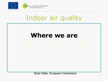 PPT – Indoor air quality PowerPoint presentation | free to view - id ...