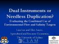 Dual Instruments or Needless Duplication? Evaluating the Combined Use of Environmental Flow and Salinity Targets PowerPoint PPT Presentation