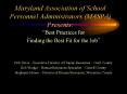 Maryland Association of School Personnel Administrators MASPA Presents: PowerPoint PPT Presentation