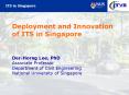 Deployment and Innovation of ITS in Singapore  PowerPoint PPT Presentation