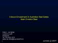 Inbound Investment In Australian Real Estate Asian Investor Base PowerPoint PPT Presentation